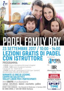 Padel Family day Alessandro Rosso Group